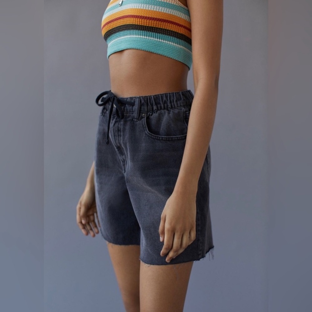 BDG black denim cutoffs